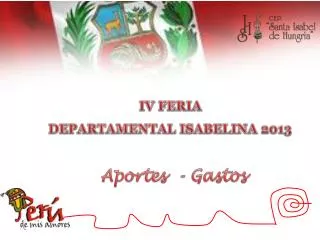 iv feria departamental isabelina 2013