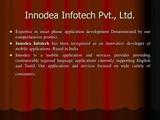 Innodea Infotech Pvt., Ltd.