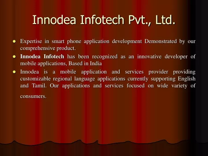 innodea infotech pvt ltd