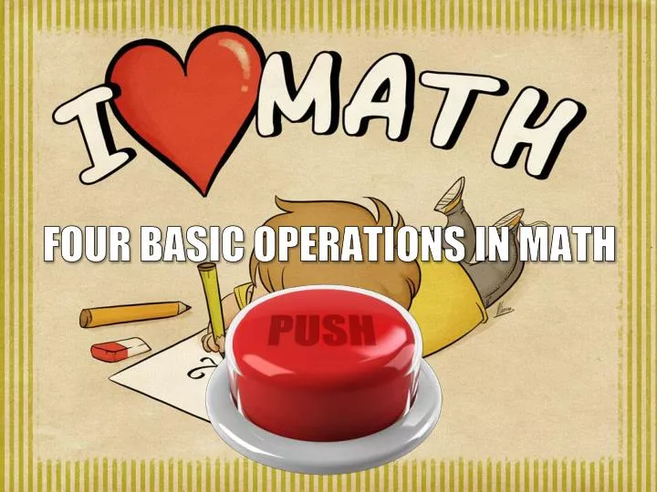 four basic operations in math