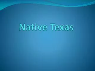 Native Texas
