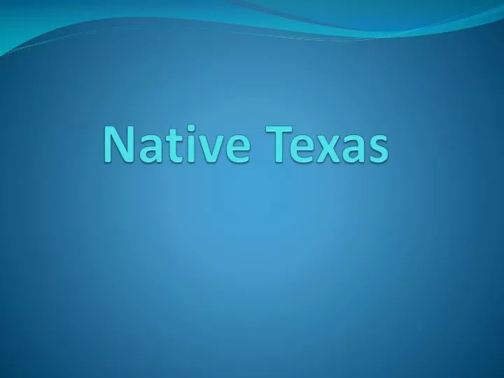 native texas