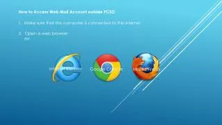 How to Access Web Mail Account outside PCSO