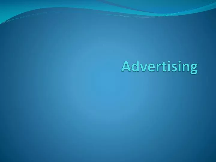 advertising