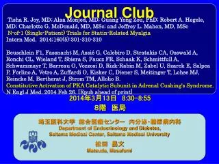 Journal Club