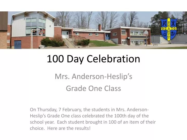 100 day celebration