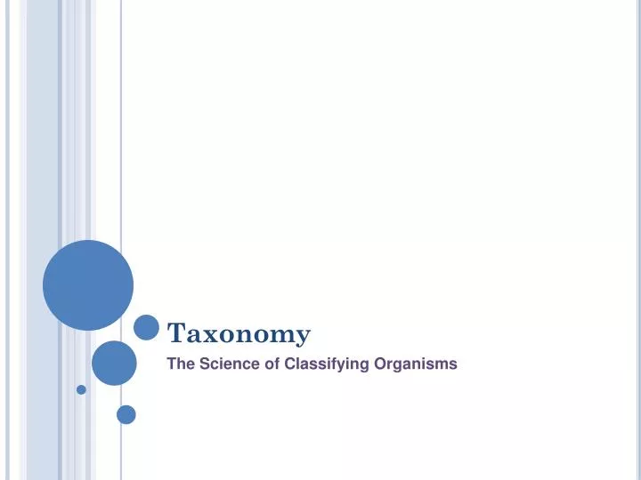 taxonomy