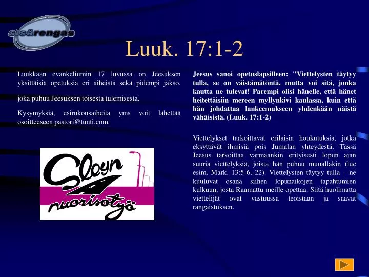 luuk 17 1 2