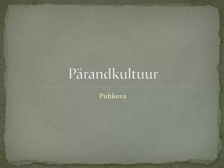 p randkultuur