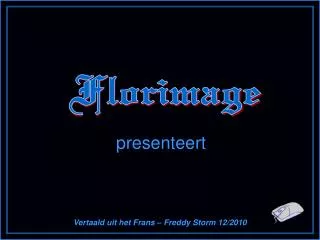 presenteert
