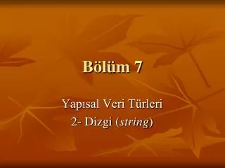 b l m 7