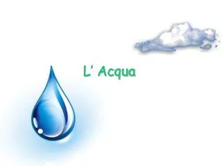 l acqua