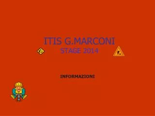itis g marconi stage 2014