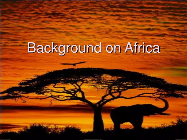 background on africa