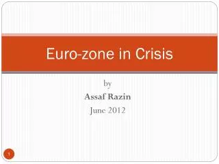 euro zone in crisis