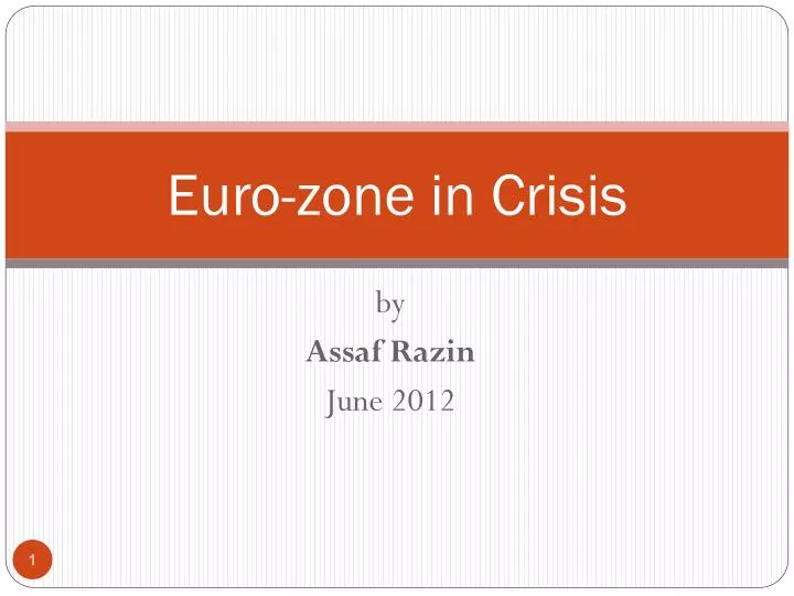 euro zone in crisis