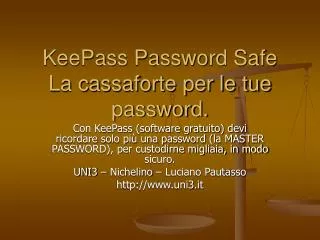 keepass password safe la cassaforte per le tue password