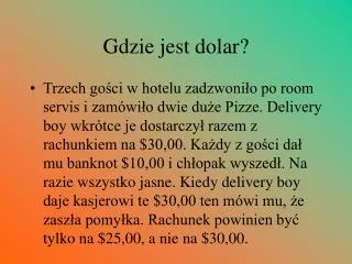 gdzie jest dolar
