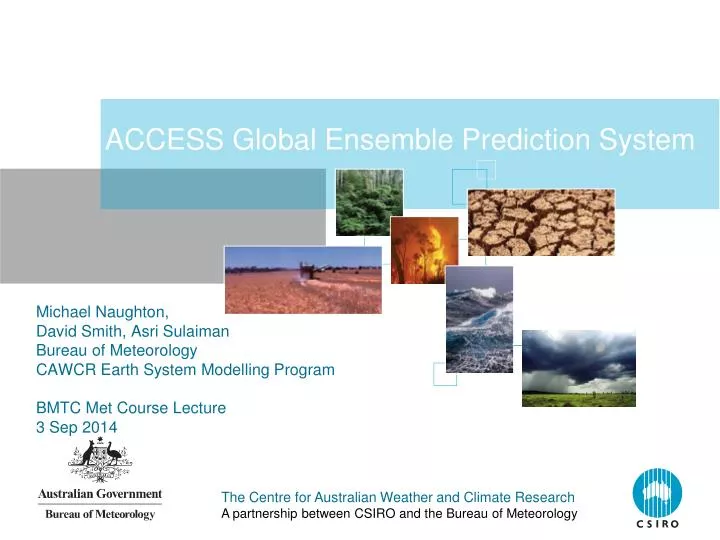 access global ensemble prediction system