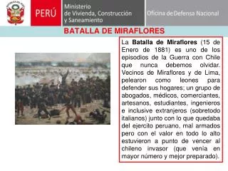 batalla de miraflores