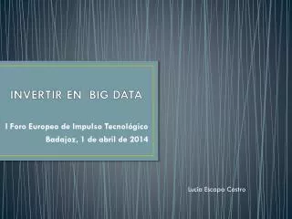 invertir en big data