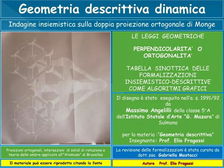 geometria descrittiva dinamica