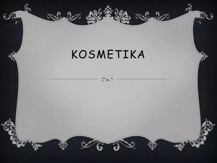 kosmetika