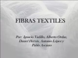 fibras textiles