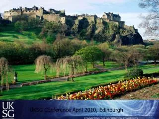 UKSG Conference April 2010, Edinburgh
