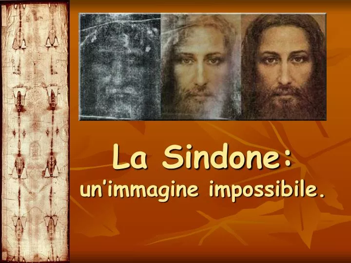 la sindone un immagine impossibile