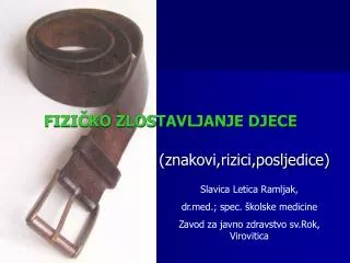 fizi ko zlostavljanje djece