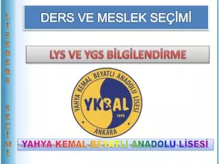 ders ve meslek se m