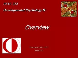 PSYC 222 Developmental Psychology II