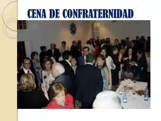 cena de confraternidad
