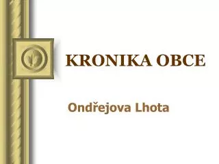 kronika obce