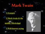 Mark Twain - slide 1