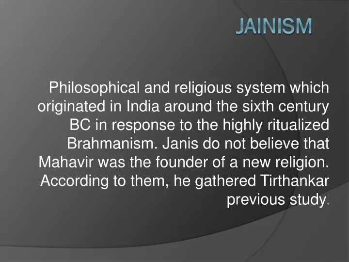 jainism