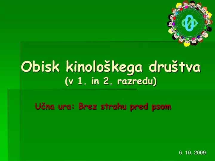 obisk kinolo kega dru tva v 1 in 2 razredu