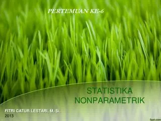 statistika nonparametrik
