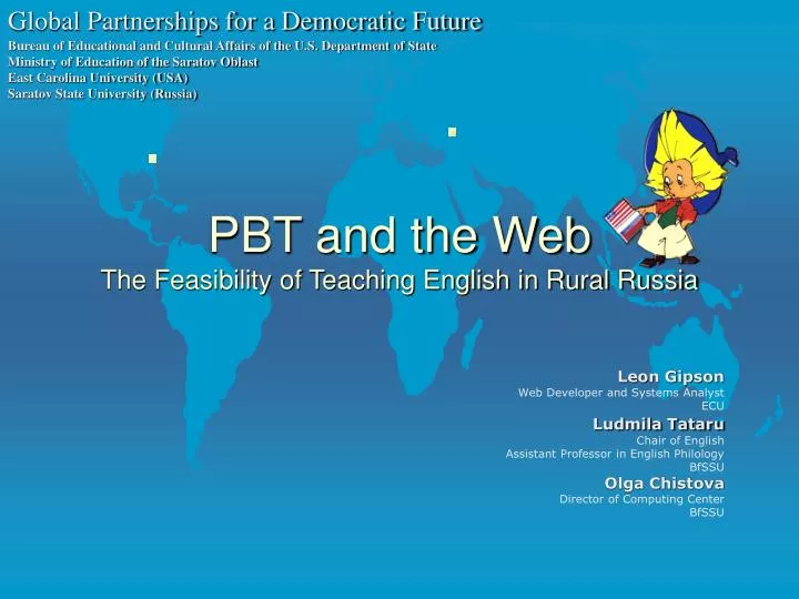 pbt and the web the feasibility of teaching english in rural russia