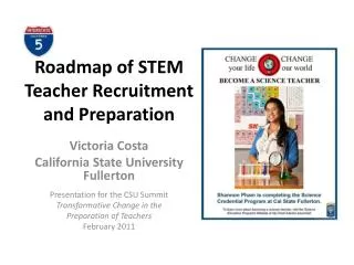 Roadmap of STEM Teacher Recruitment and Preparation