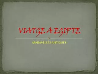 viatge a egipte
