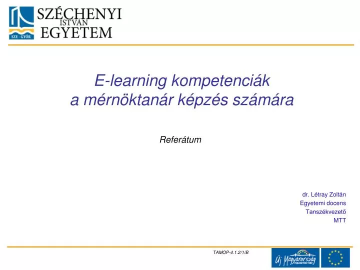 e learning kompetenci k a m rn ktan r k pz s sz m ra