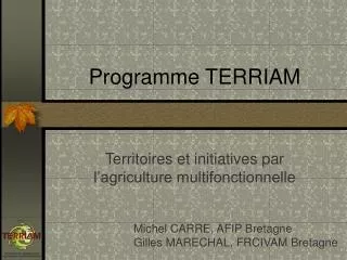 programme terriam