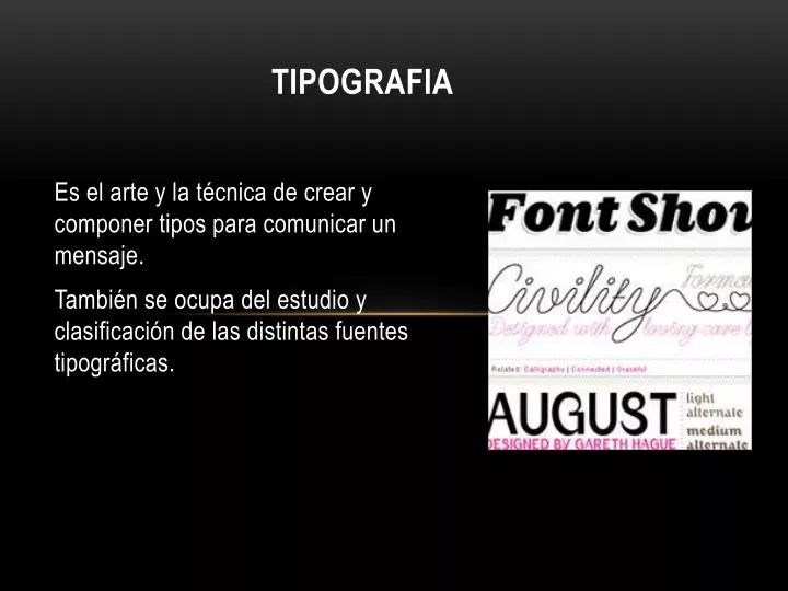 tipografia