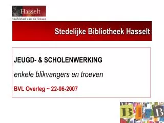 stedelijke bibliotheek hasselt