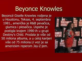 beyonce knowles