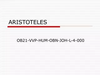 aristoteles
