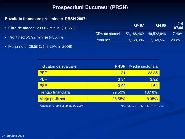 prospectiuni bucuresti prsn