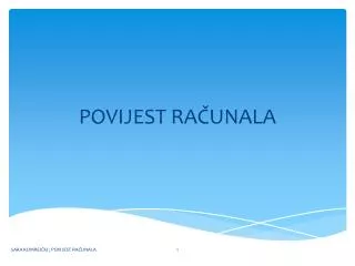 povijest ra unala